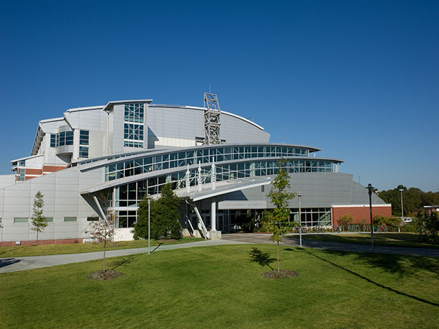Front of CRC Building Campus Recreation Center