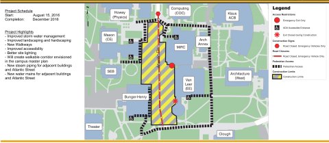 Atlantic Drive Construction Map 2 Atlantic Drive Construction Map 2