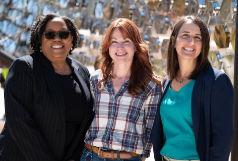 Pictured left to right: Carla Barbour, Heather Hardie, Lindsey Cottingham. Photo by Rob Felt.