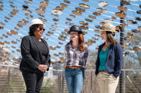 Pictured left to right: Carla Barbour, Heather Hardie, Lindsey Cottingham. Photo by Rob Felt.